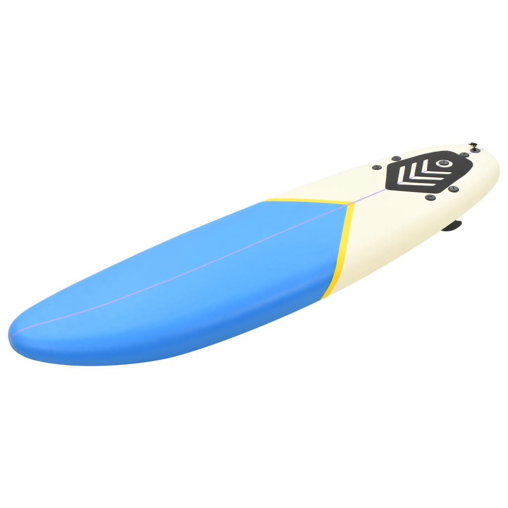 Surfplank 170 cm blauw en crème is nu te koop bij PeponiXL, paradijselijk wonen!