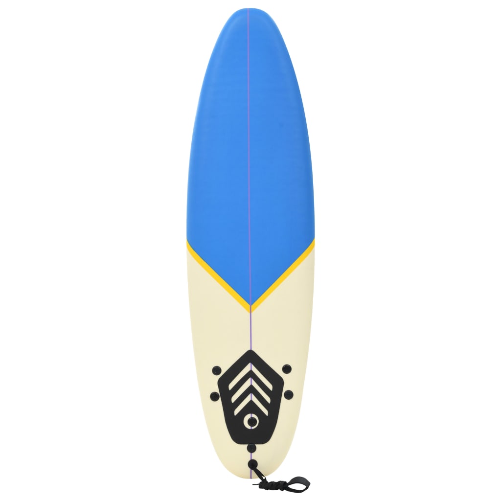 Surfplank 170 cm blauw en crème is nu te koop bij PeponiXL, paradijselijk wonen!