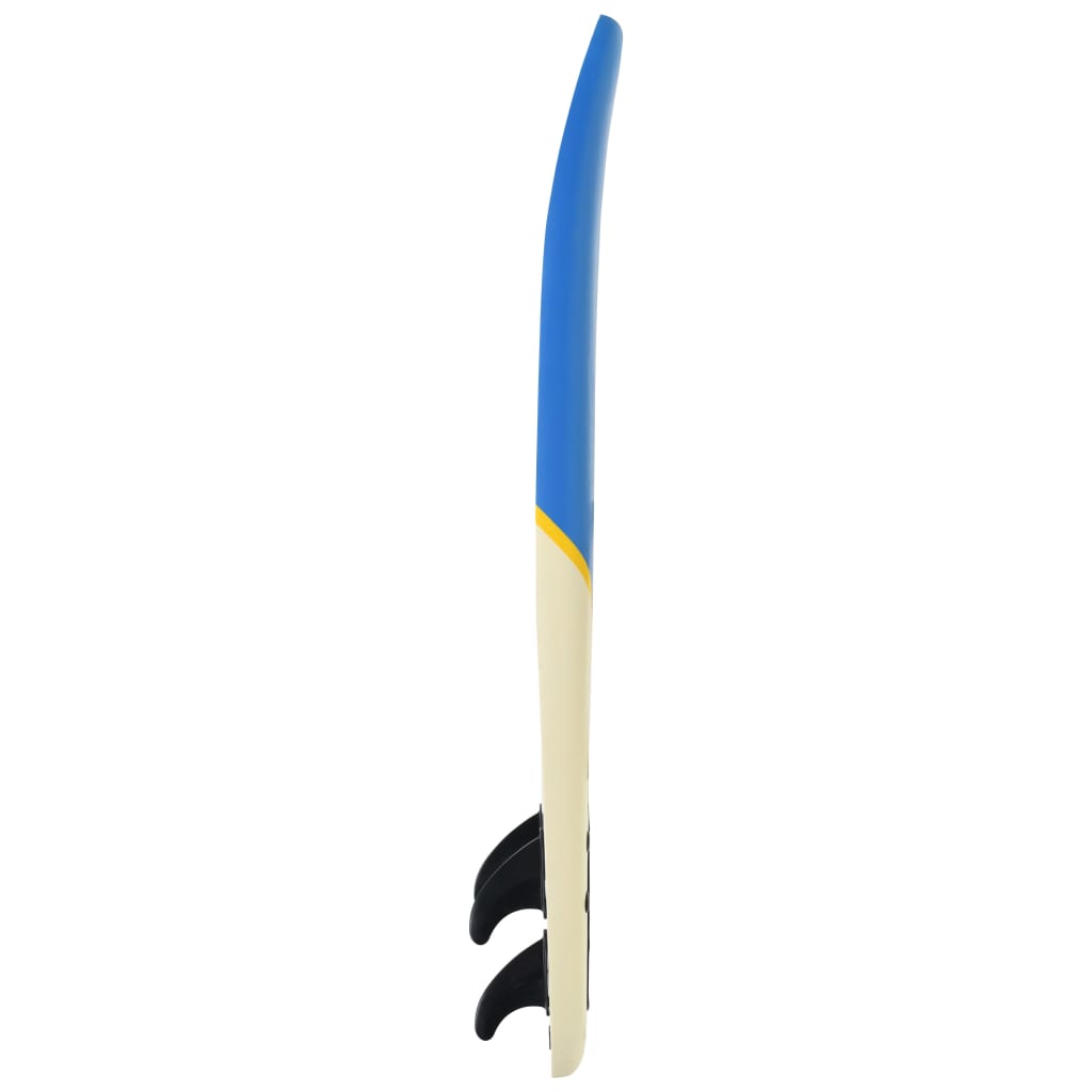 Surfplank 170 cm blauw en crème is nu te koop bij PeponiXL, paradijselijk wonen!