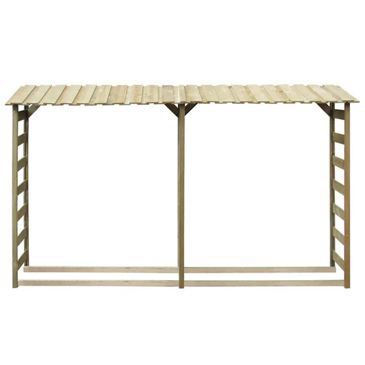 Haardhoutopslag 300x44x176 cm geïmpregneerd grenenhout is nu te koop bij PeponiXL, paradijselijk wonen!
