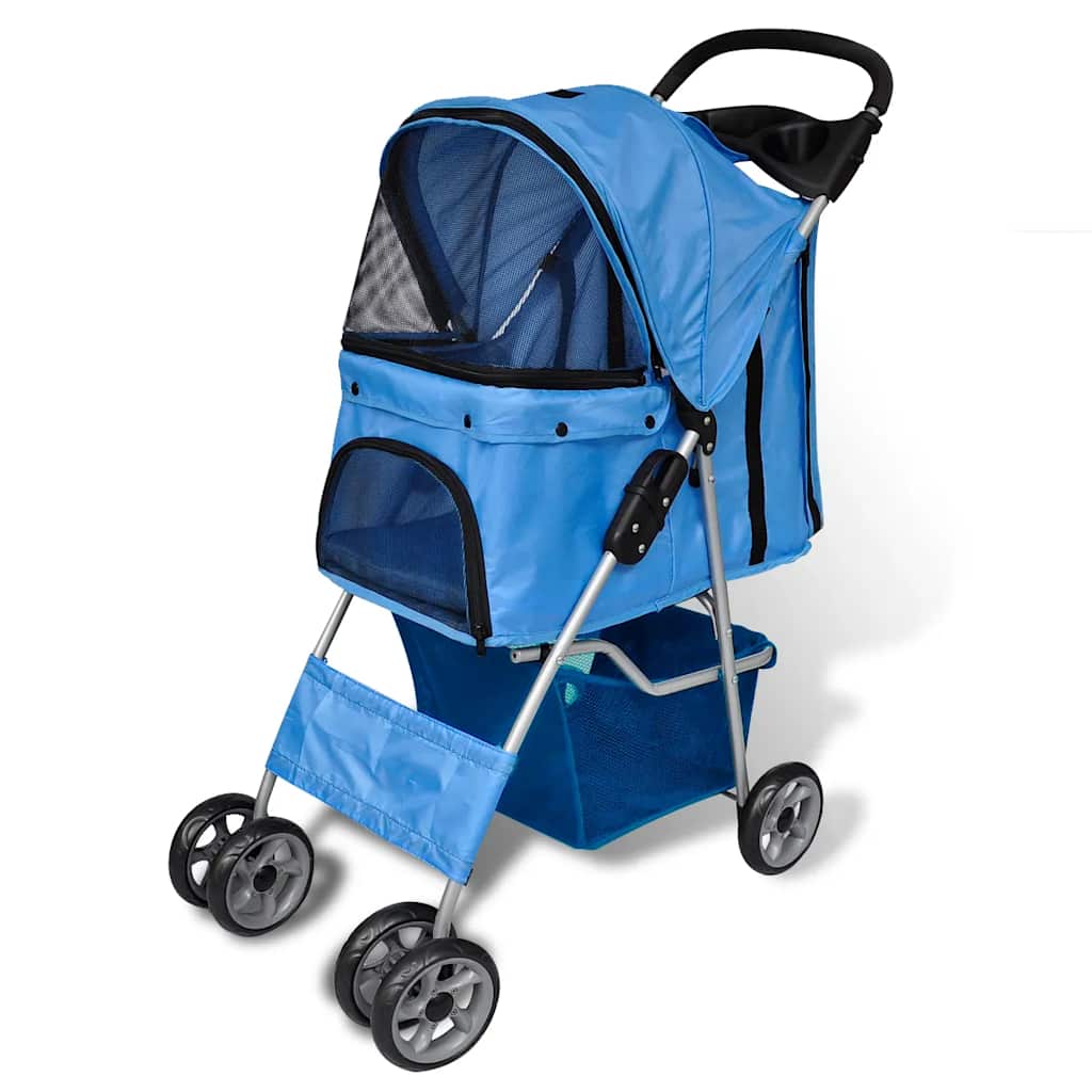 Wandelwagen voor honden 15 kg blauw is nu te koop bij PeponiXL, paradijselijk wonen!