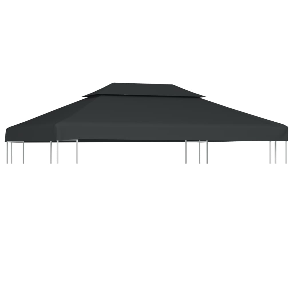 Prieeldak 2-laags 4x3m 310 g/m² antracietkleurig is nu te koop bij PeponiXL, paradijselijk wonen!