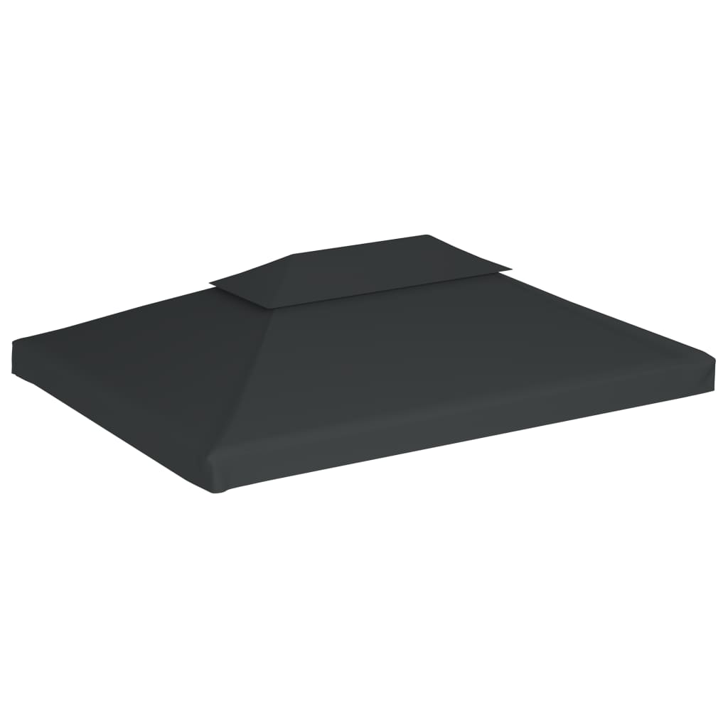 Prieeldak 2-laags 4x3m 310 g/m² antracietkleurig is nu te koop bij PeponiXL, paradijselijk wonen!