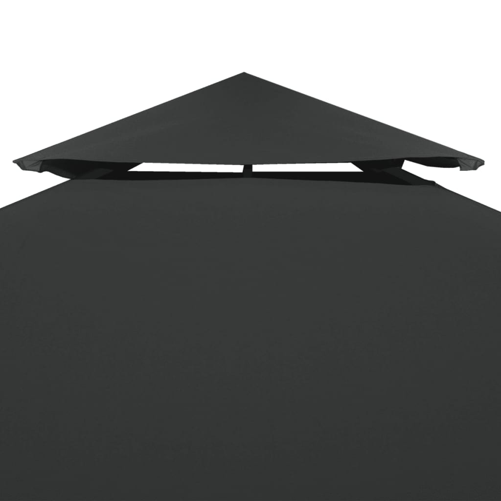 Prieeldak 2-laags 4x3m 310 g/m² antracietkleurig is nu te koop bij PeponiXL, paradijselijk wonen!