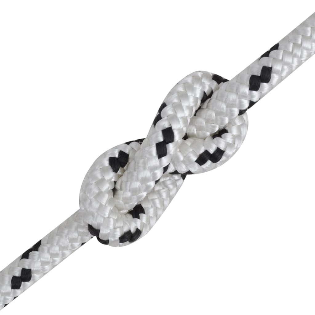 Boottouw gevlochten 6 mm 500 m polyester wit is nu te koop bij PeponiXL, paradijselijk wonen!