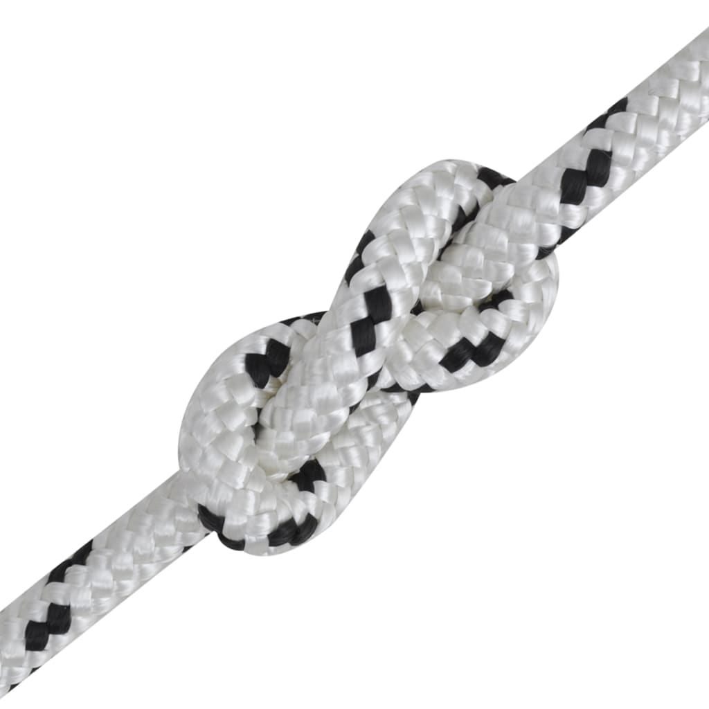 Boottouw gevlochten 10 mm 250 m polyester wit is nu te koop bij PeponiXL, paradijselijk wonen!