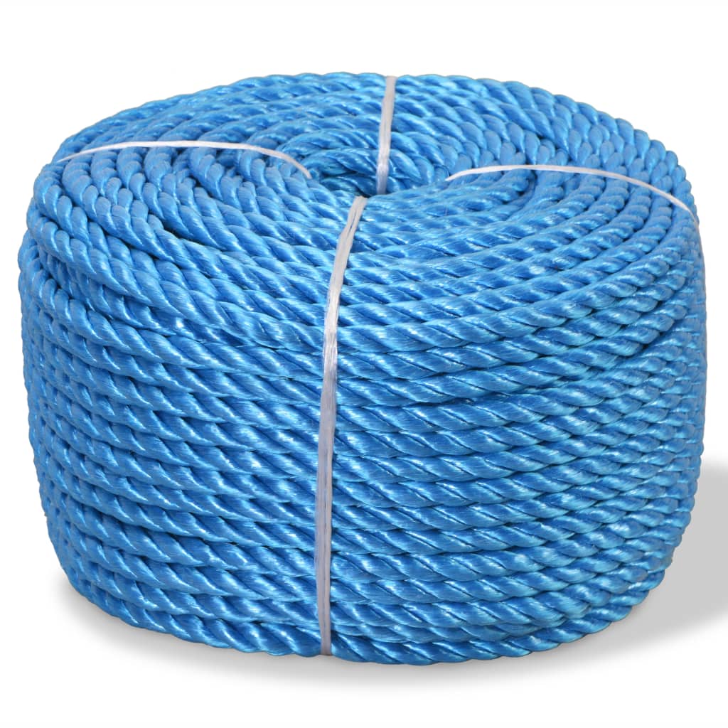 Touw gedraaid 6 mm 500 m polypropyleen blauw is nu te koop bij PeponiXL, paradijselijk wonen!