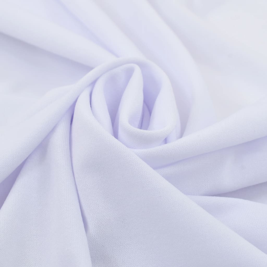 2 st Tafelhoezen stretch met rok 120x74 cm wit is nu te koop bij PeponiXL, paradijselijk wonen!