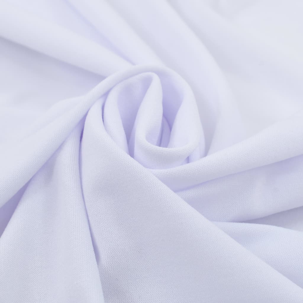 2 st Tafelhoezen stretch met rok 150x74 cm wit is nu te koop bij PeponiXL, paradijselijk wonen!
