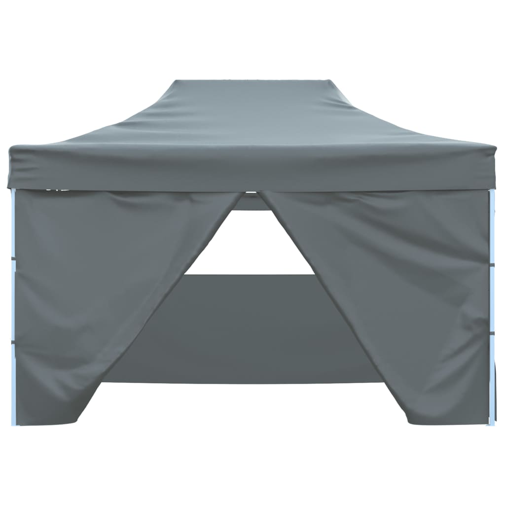 Vouwtent pop-up met 4 zijwanden 3x4,5 m antraciet is nu te koop bij PeponiXL, paradijselijk wonen!