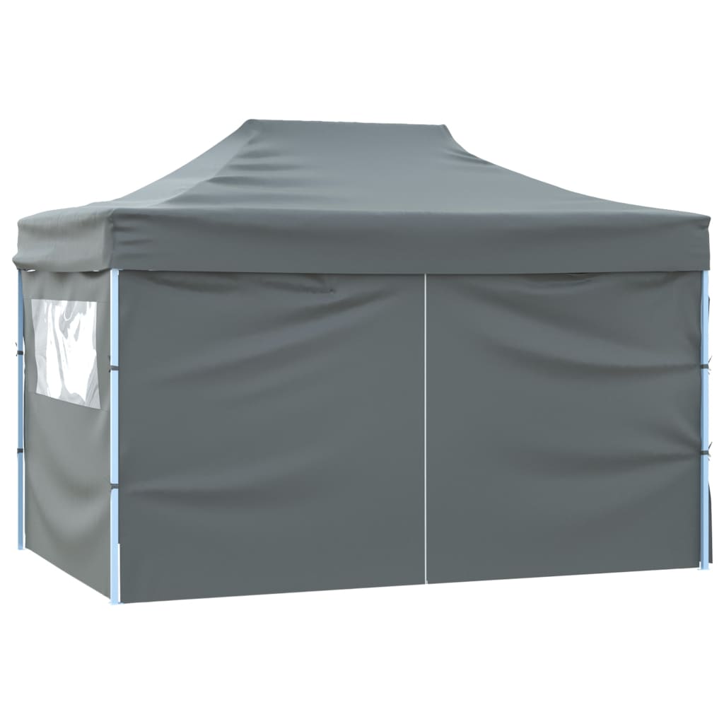 Vouwtent pop-up met 4 zijwanden 3x4,5 m antraciet is nu te koop bij PeponiXL, paradijselijk wonen!