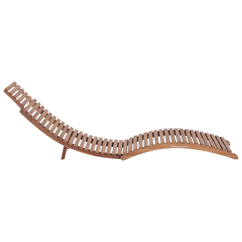 Ligbed inklapbaar massief teakhout is nu te koop bij PeponiXL, paradijselijk wonen!