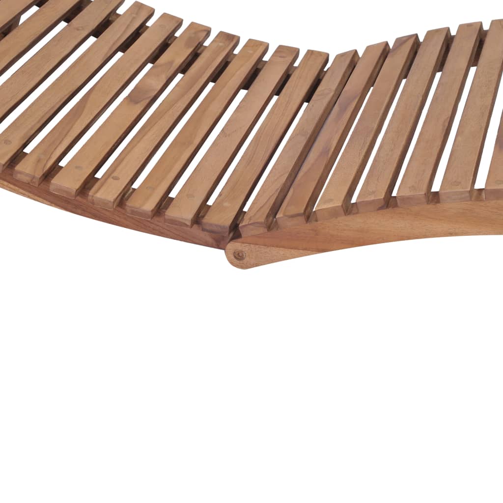 Ligbed inklapbaar massief teakhout is nu te koop bij PeponiXL, paradijselijk wonen!