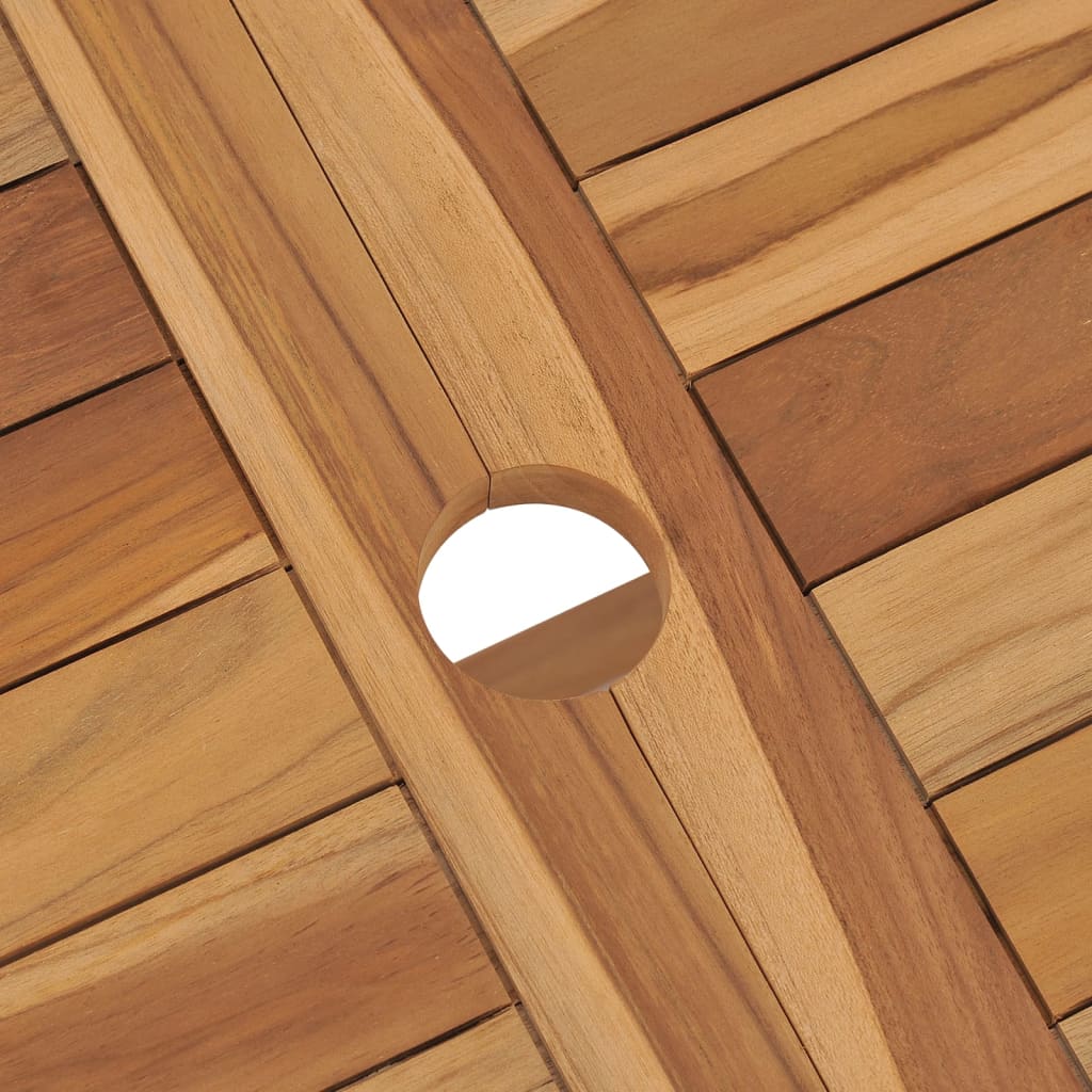Tuintafel inklapbaar 120x70x75 cm massief teakhout is nu te koop bij PeponiXL, paradijselijk wonen!
