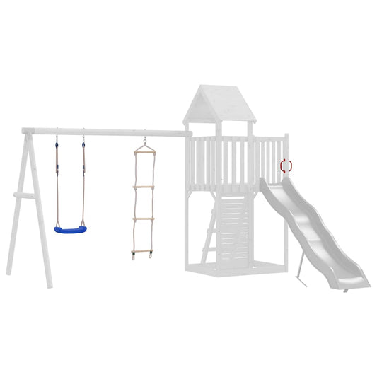 Schommelzitje met touwladder polyetheen blauw is nu te koop bij PeponiXL, paradijselijk wonen!