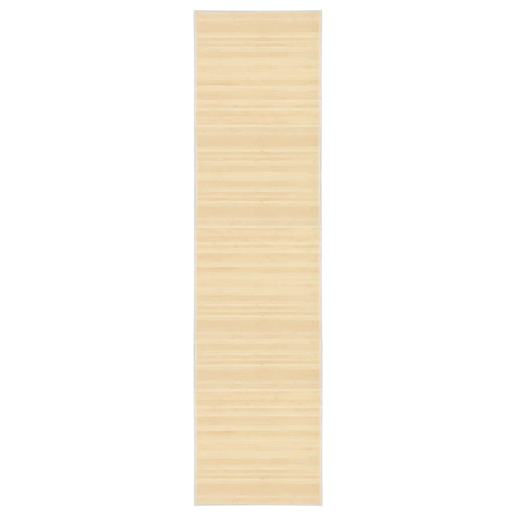 Tapijt 80x300 cm bamboe naturel is nu te koop bij PeponiXL, paradijselijk wonen!