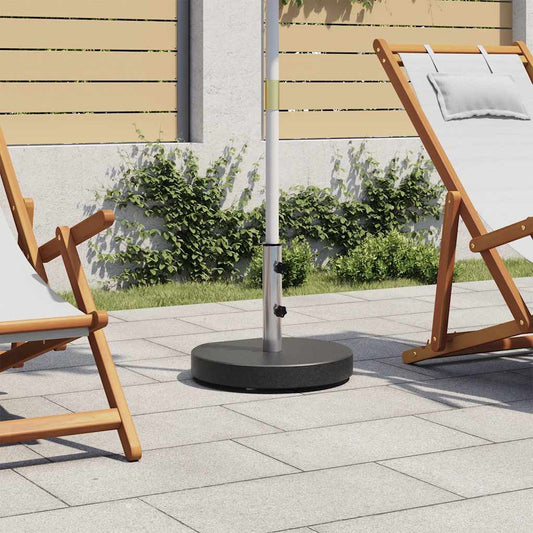 Parasolvoet rond 28,5 kg graniet zwart is nu te koop bij PeponiXL, paradijselijk wonen!
