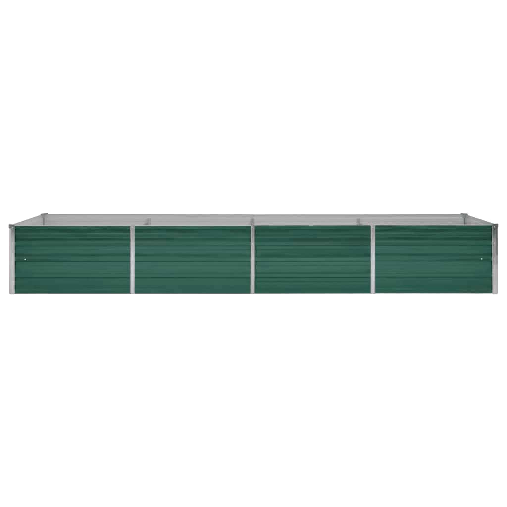 Plantenbak verhoogd 320x80x45 cm gegalvaniseerd staal groen is nu te koop bij PeponiXL, paradijselijk wonen!