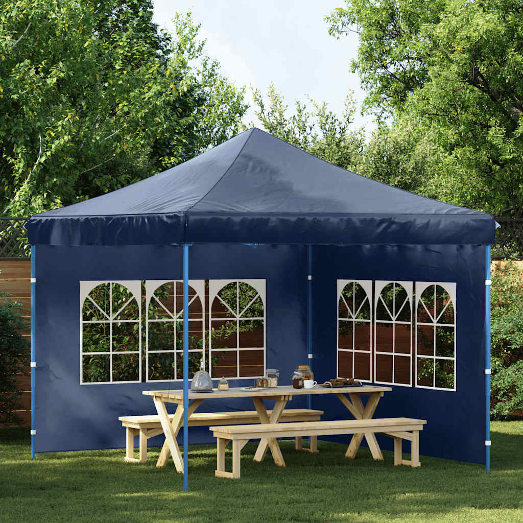 Tentwanden met raam PE blauw 2 st is nu te koop bij PeponiXL, paradijselijk wonen!