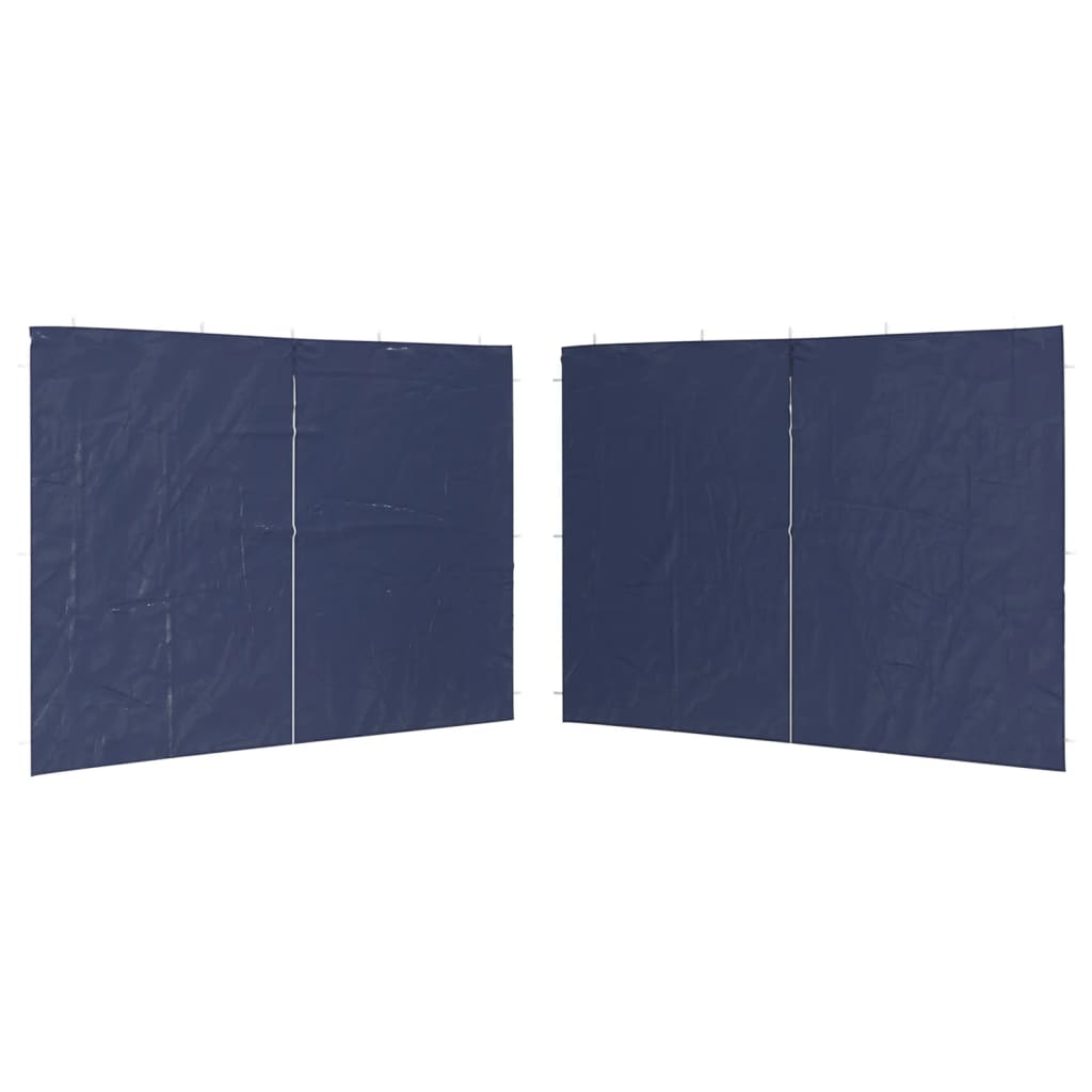 Tentwanden met ritssluiting PE blauw 2 st is nu te koop bij PeponiXL, paradijselijk wonen!