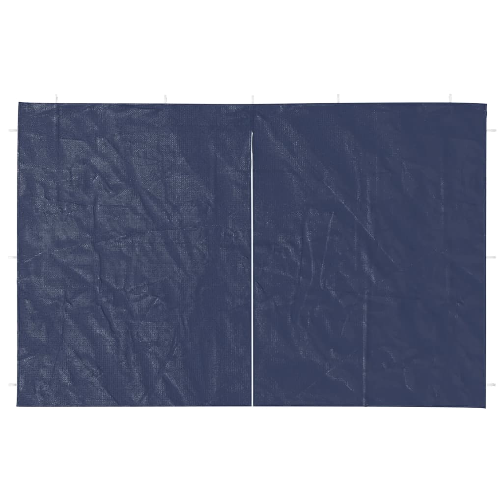 Tentwanden met ritssluiting PE blauw 2 st is nu te koop bij PeponiXL, paradijselijk wonen!