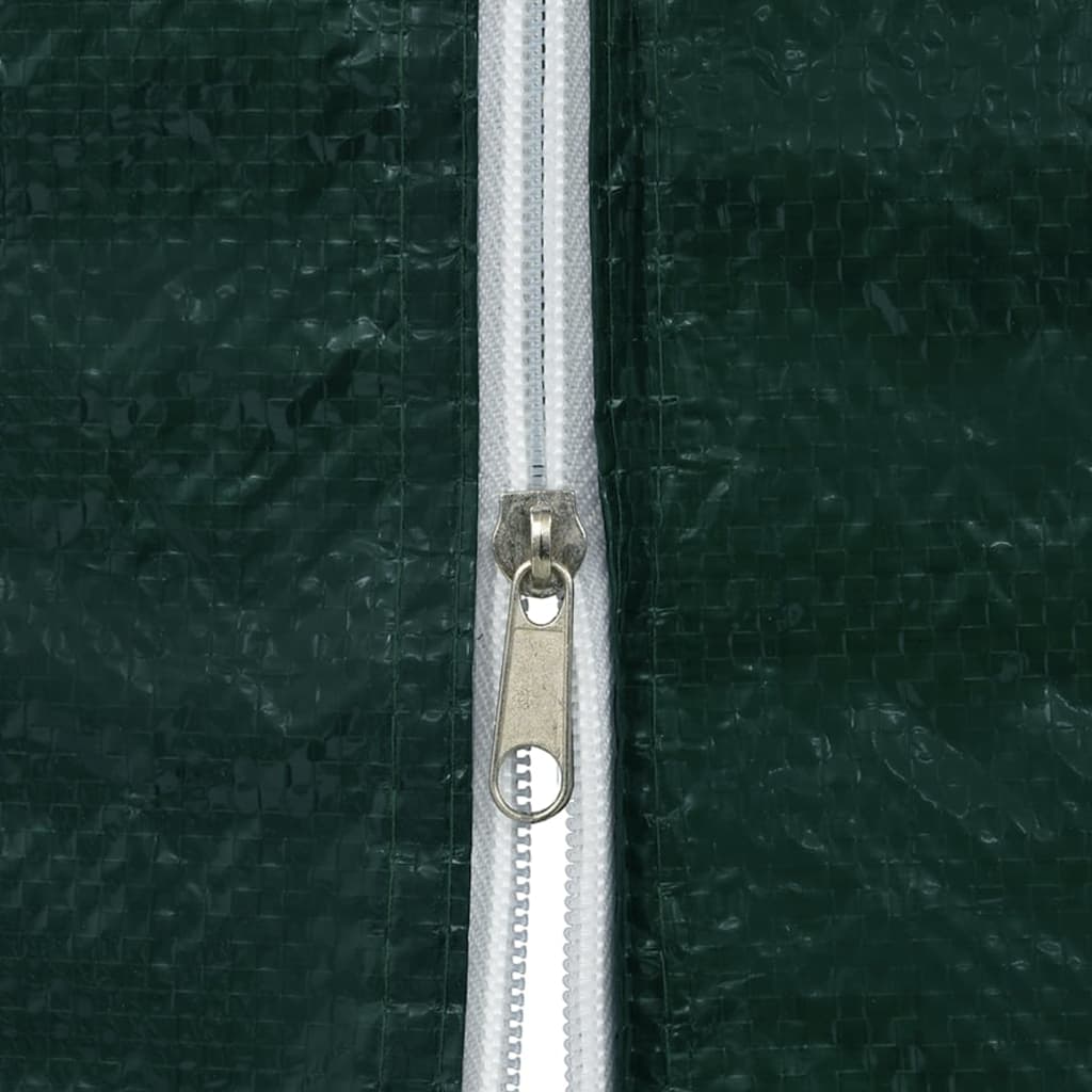 Tentwanden 2 st met ritssluiting PE groen is nu te koop bij PeponiXL, paradijselijk wonen!