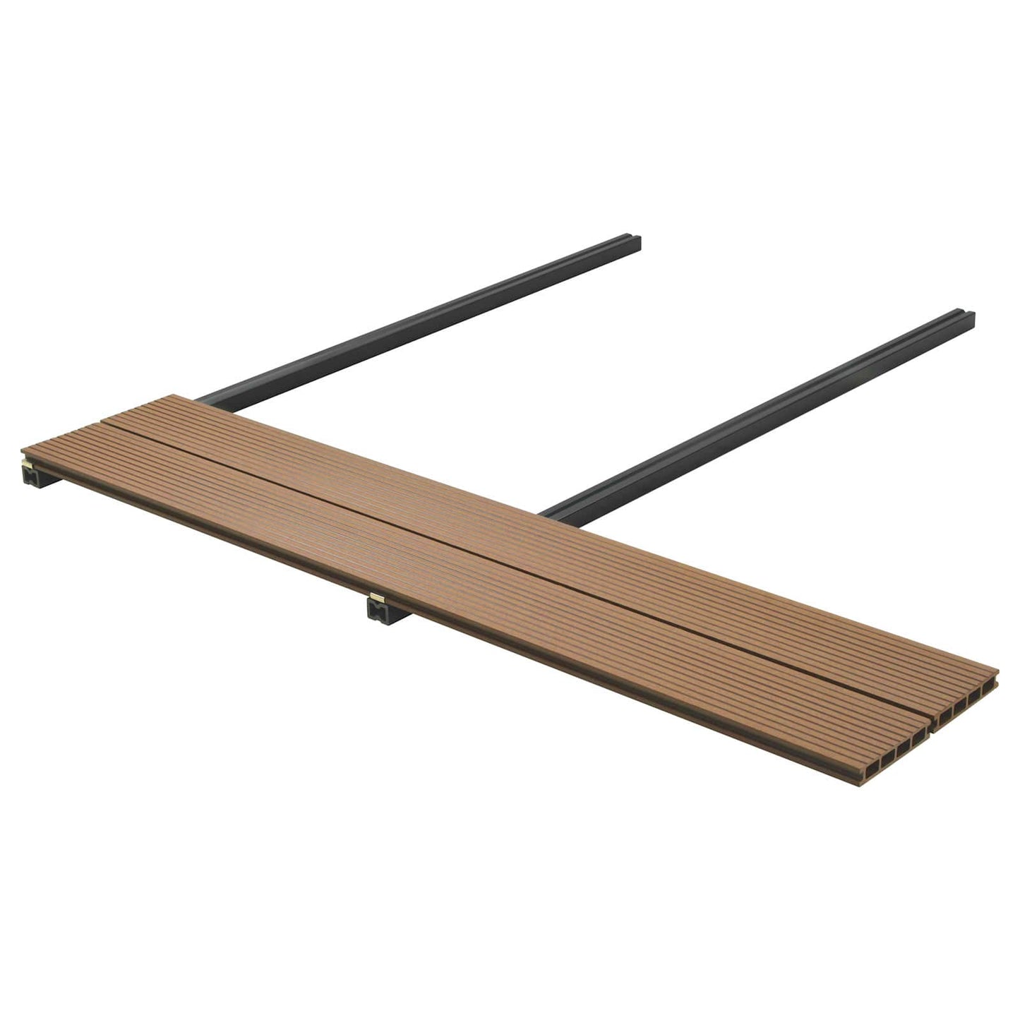 Terrasplank 6 pcs Teakhout WPC is nu te koop bij PeponiXL, paradijselijk wonen!