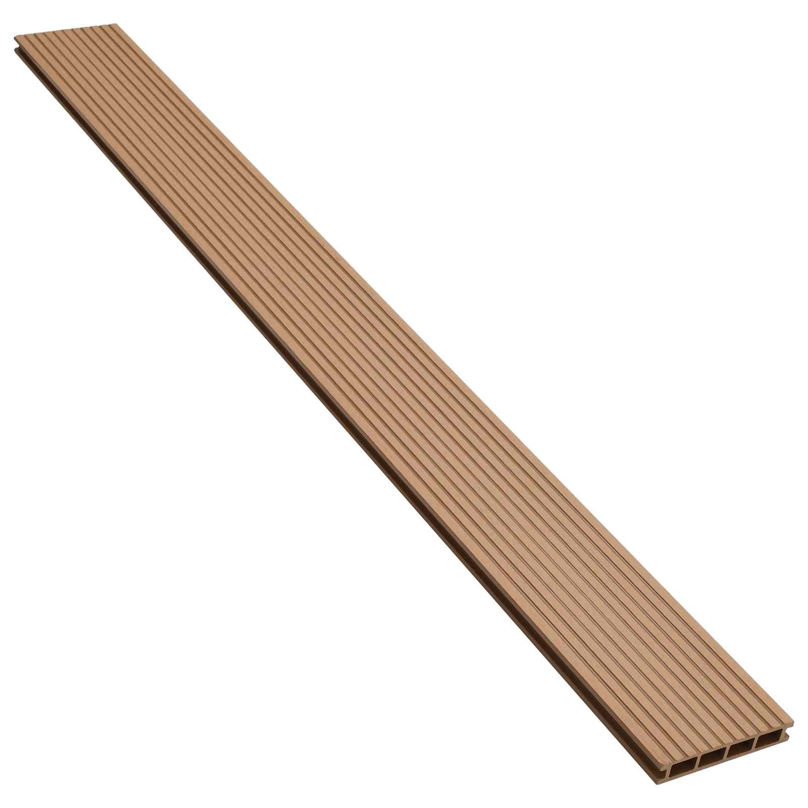 Terrasplank 6 pcs Teakhout WPC is nu te koop bij PeponiXL, paradijselijk wonen!