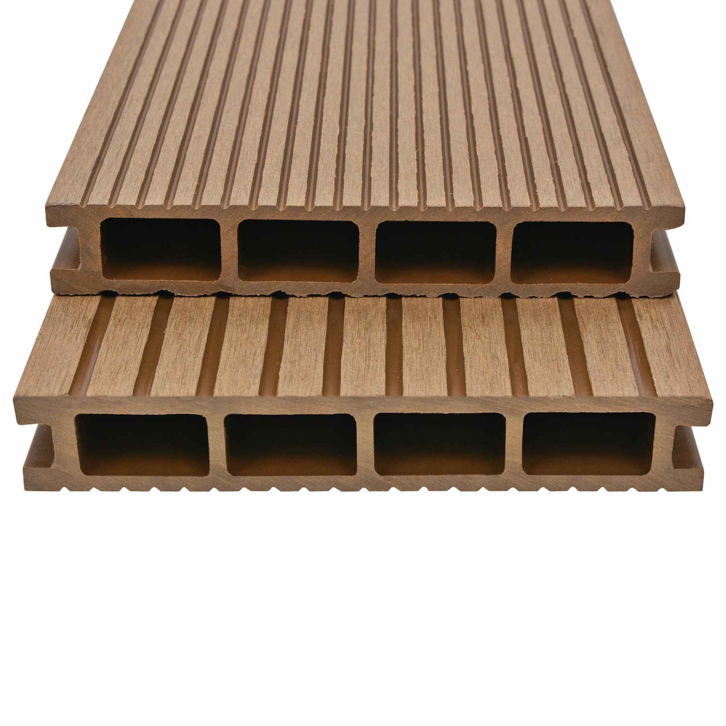 Terrasplank 6 pcs Teakhout WPC is nu te koop bij PeponiXL, paradijselijk wonen!