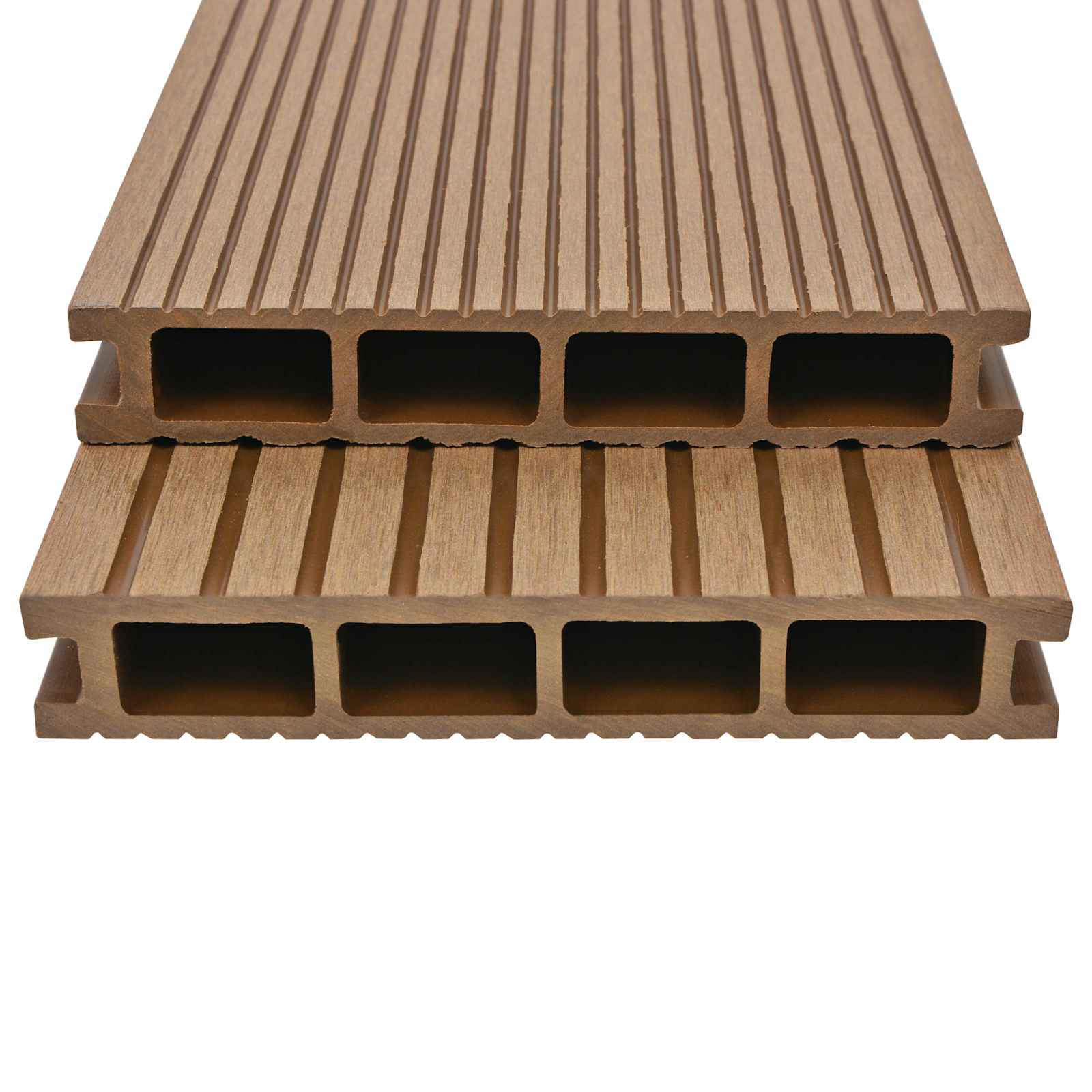Terrasplank 6 pcs Teakhout WPC is nu te koop bij PeponiXL, paradijselijk wonen!
