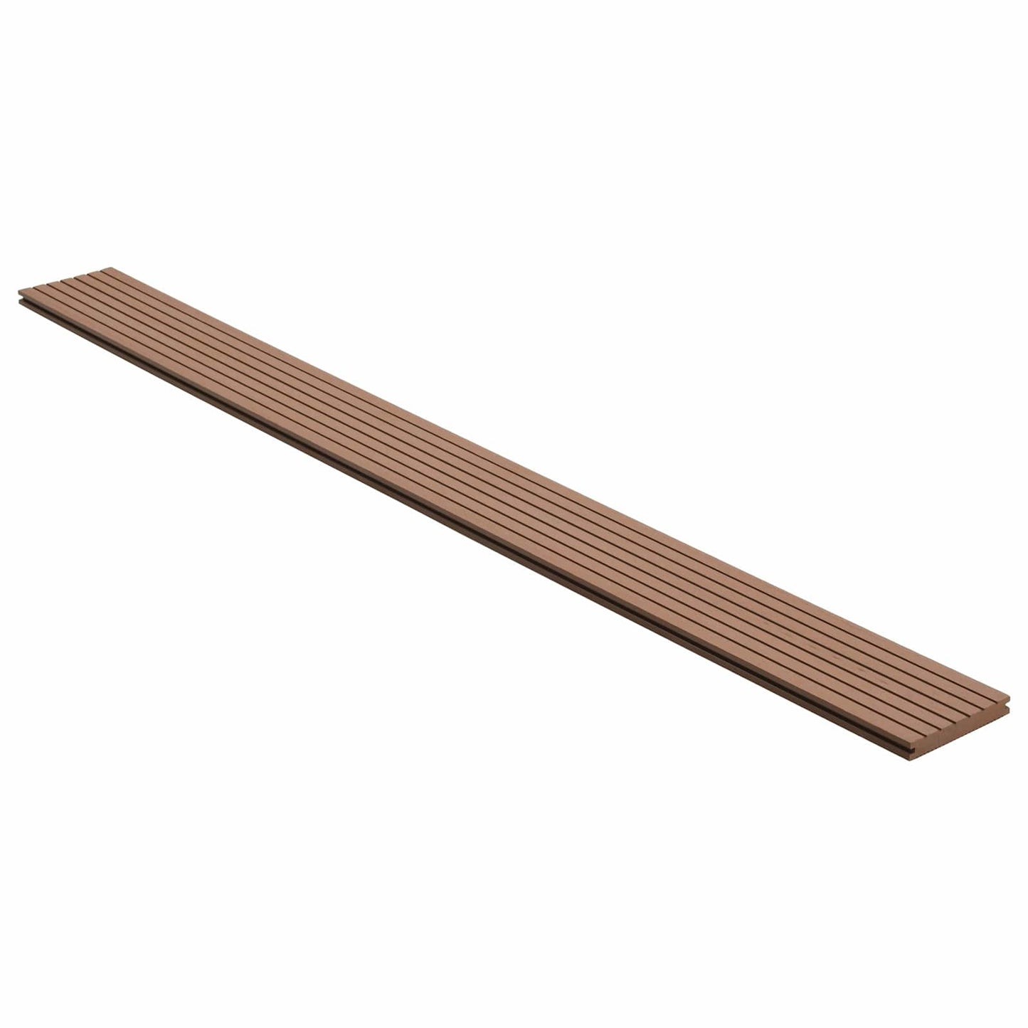Terrasplank 6 pcs Licht Bruin WPC is nu te koop bij PeponiXL, paradijselijk wonen!