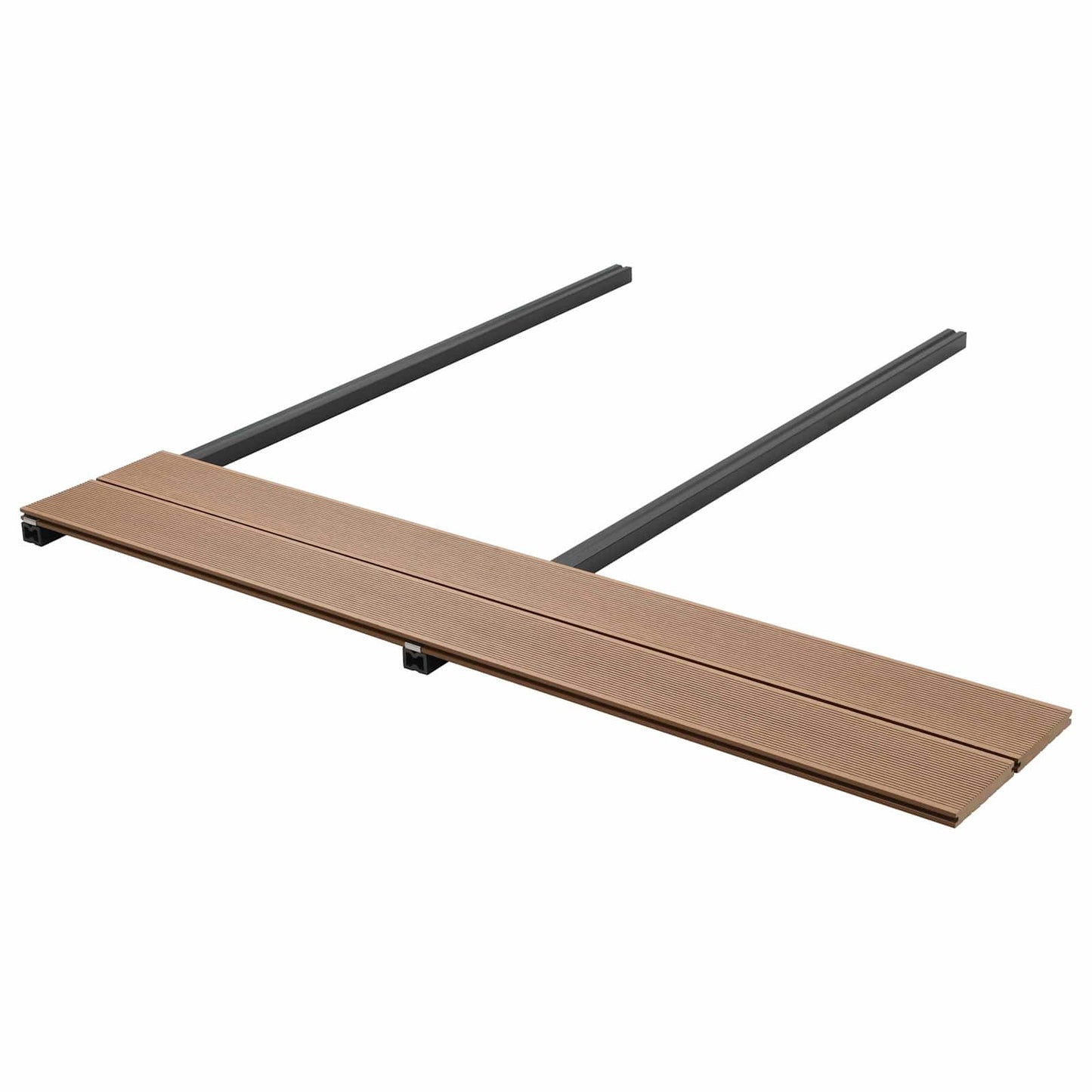 Terrasplank 6 pcs Teakhout WPC is nu te koop bij PeponiXL, paradijselijk wonen!