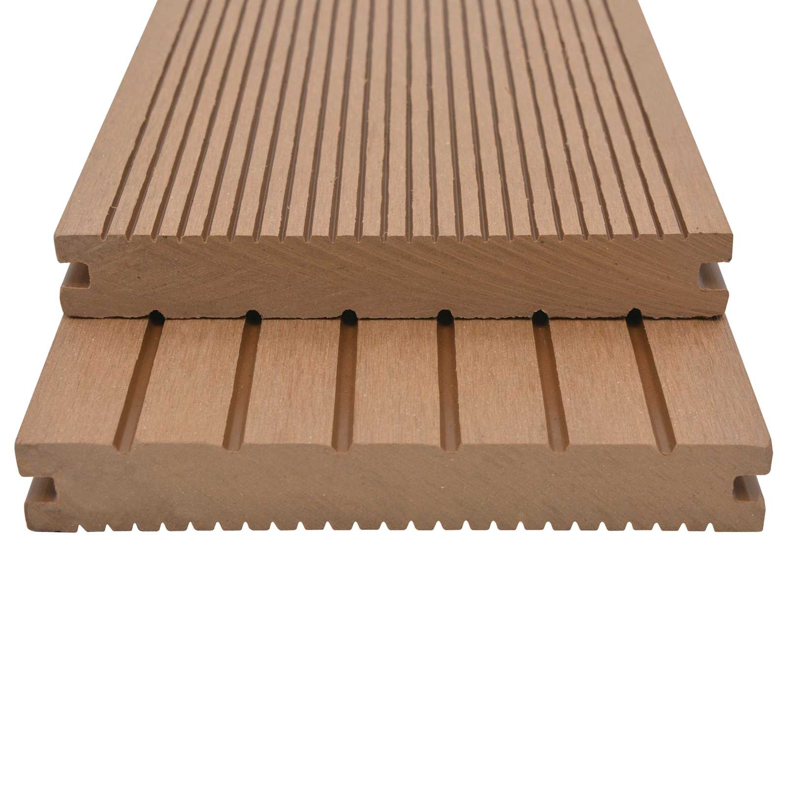 Terrasplank 6 pcs Teakhout WPC is nu te koop bij PeponiXL, paradijselijk wonen!