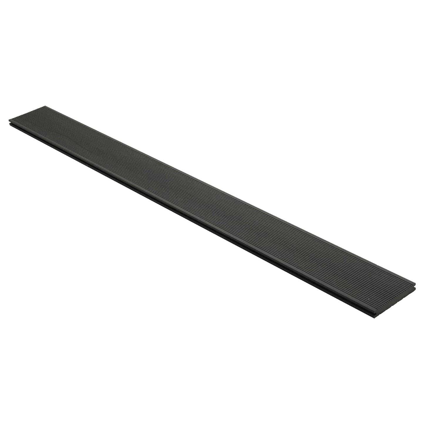 Terrasplank 4 pcs Zwart WPC is nu te koop bij PeponiXL, paradijselijk wonen!
