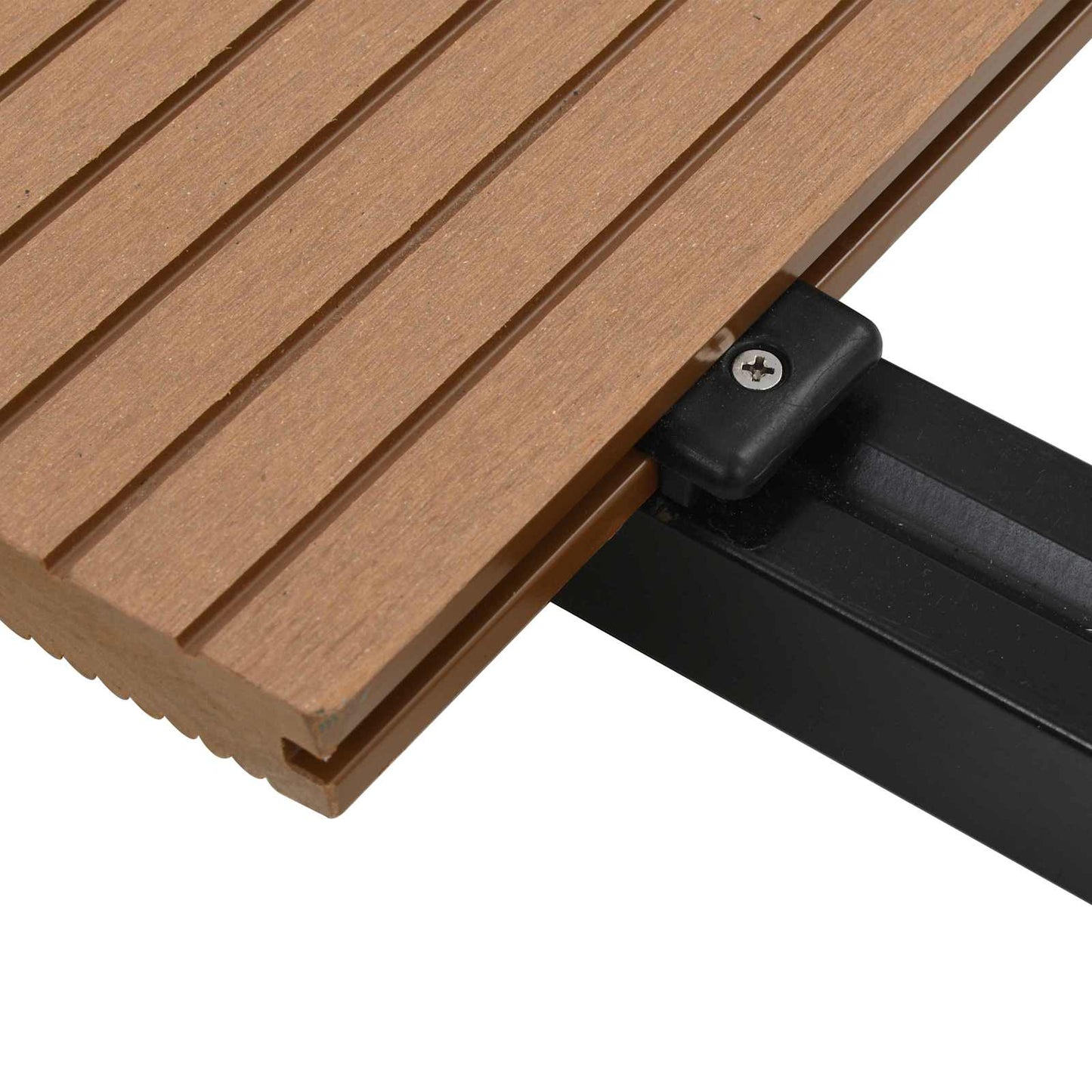 Terrasplank 4 pcs Teakhout WPC is nu te koop bij PeponiXL, paradijselijk wonen!