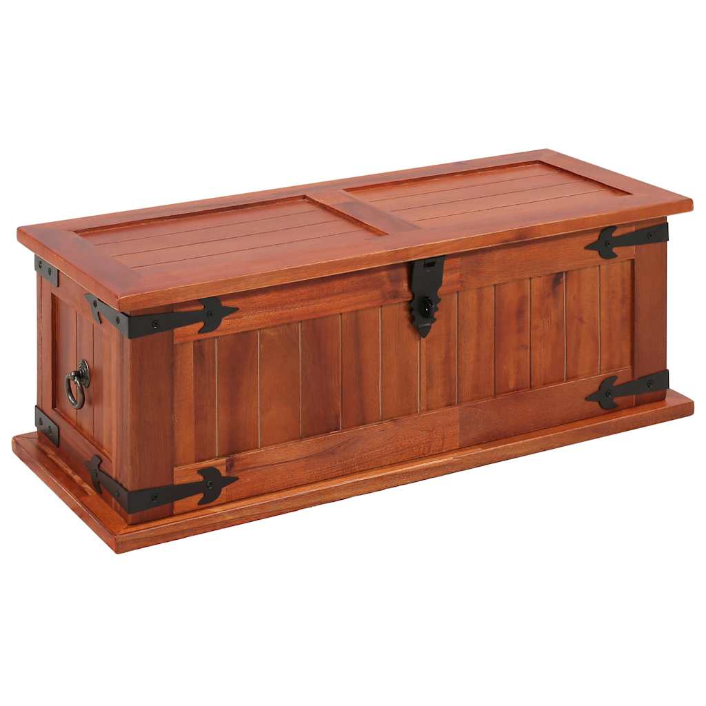Opbergkist 60x25x22 cm massief acaciahout is nu te koop bij PeponiXL, paradijselijk wonen!