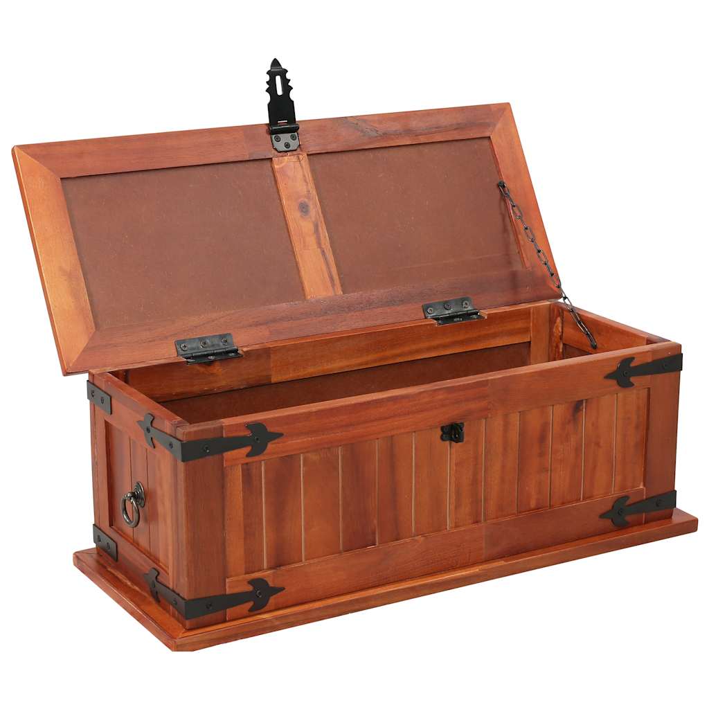 Opbergkist 60x25x22 cm massief acaciahout is nu te koop bij PeponiXL, paradijselijk wonen!