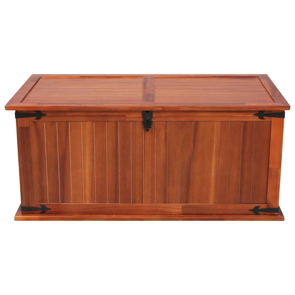 Opbergkist 79x34x32 cm massief acaciahout is nu te koop bij PeponiXL, paradijselijk wonen!