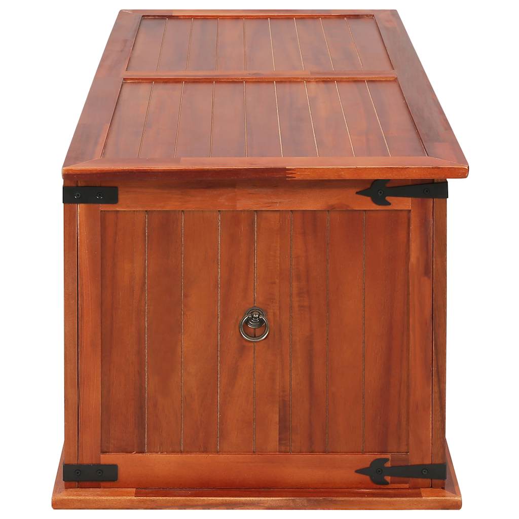 Opbergkist 79x34x32 cm massief acaciahout is nu te koop bij PeponiXL, paradijselijk wonen!