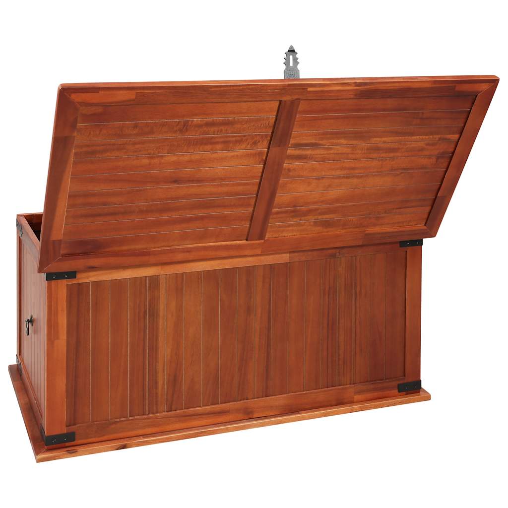 Opbergkist 79x34x32 cm massief acaciahout is nu te koop bij PeponiXL, paradijselijk wonen!