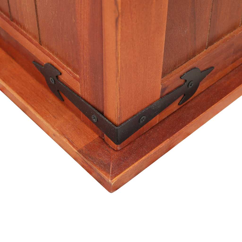 Opbergkist 79x34x32 cm massief acaciahout is nu te koop bij PeponiXL, paradijselijk wonen!