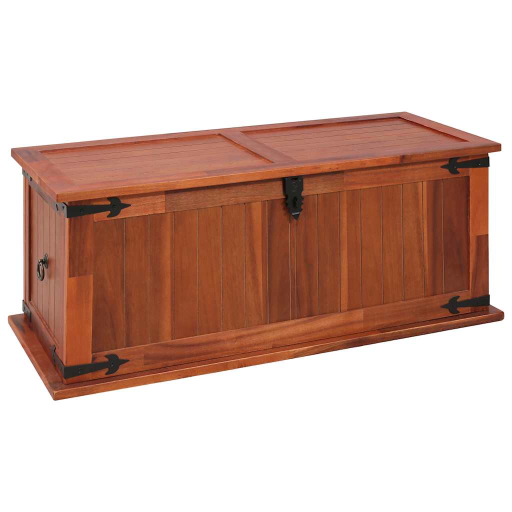 Opbergkist 90x45x40 cm massief acaciahout is nu te koop bij PeponiXL, paradijselijk wonen!
