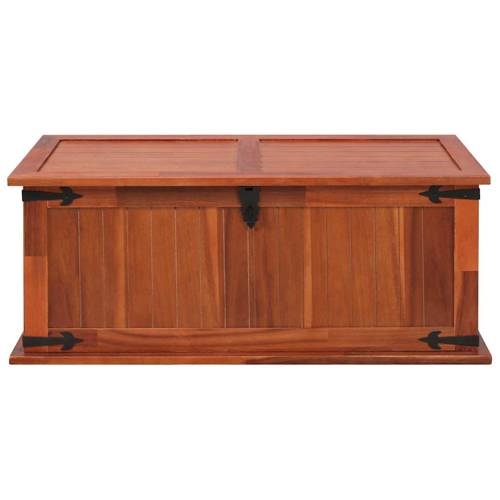 Opbergkist 90x45x40 cm massief acaciahout is nu te koop bij PeponiXL, paradijselijk wonen!