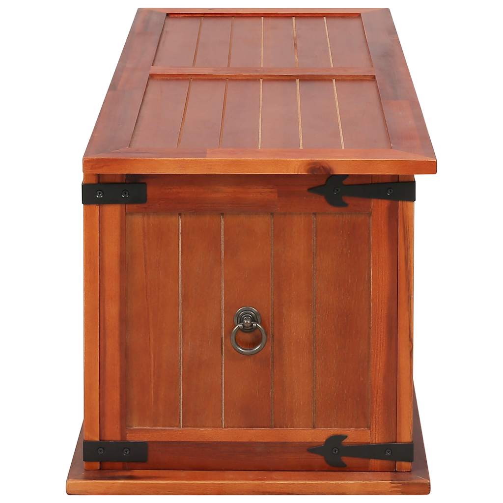 Opbergkist 90x45x40 cm massief acaciahout is nu te koop bij PeponiXL, paradijselijk wonen!