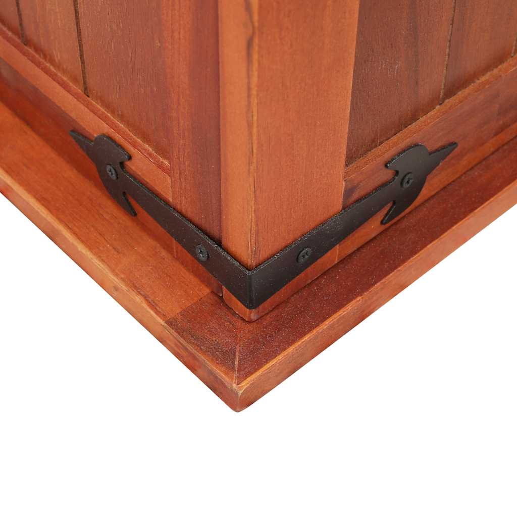 Opbergkist 90x45x40 cm massief acaciahout is nu te koop bij PeponiXL, paradijselijk wonen!