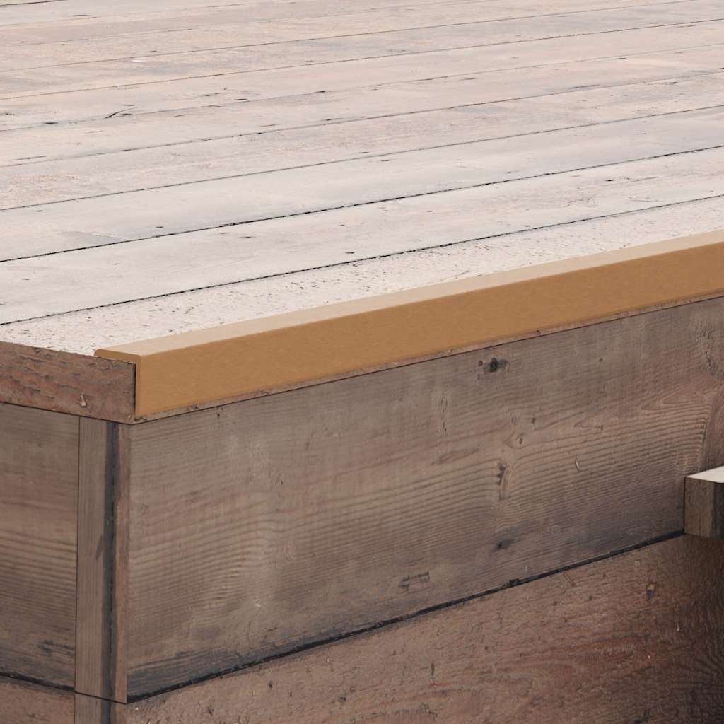 Terras hoekplinten 5 st 170 cm HKC teakkleurig is nu te koop bij PeponiXL, paradijselijk wonen!