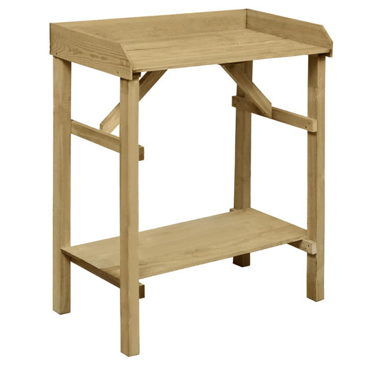 Oppottafel 75x40x90 cm geïmpregneerd grenenhout is nu te koop bij PeponiXL, paradijselijk wonen!