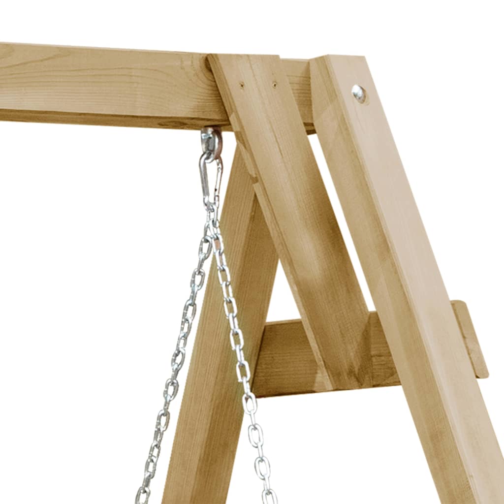 Schommelbank 205x150x157 cm geïmpregneerd grenenhout is nu te koop bij PeponiXL, paradijselijk wonen!