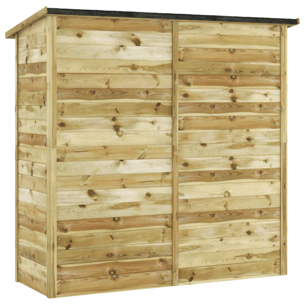 Tuinschuur 182x76x175 cm geïmpregneerd grenenhout is nu te koop bij PeponiXL, paradijselijk wonen!