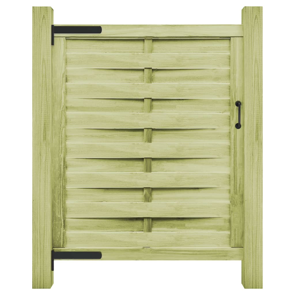Poort 100x125 cm groen geïmpregneerd grenenhout is nu te koop bij PeponiXL, paradijselijk wonen!